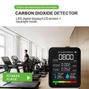 5 in 1 Temperature Humidity Air Quality Carbon Dioxide HCHO Monitor (Black)
