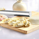 Stainless Steel Rolling Pin Non-stick Pastry Dough Kitchen Baking Tool (M)