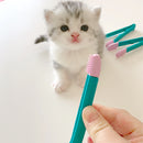 Pet Eye Comb Brush Tear Stain Remover Grooming Eye Wipe Cleaner (Pink Blue)