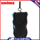 Portable Mini Golf Ball Holder Bag SBR Neoprene Hip Bag w/4Tees + 2 Ball