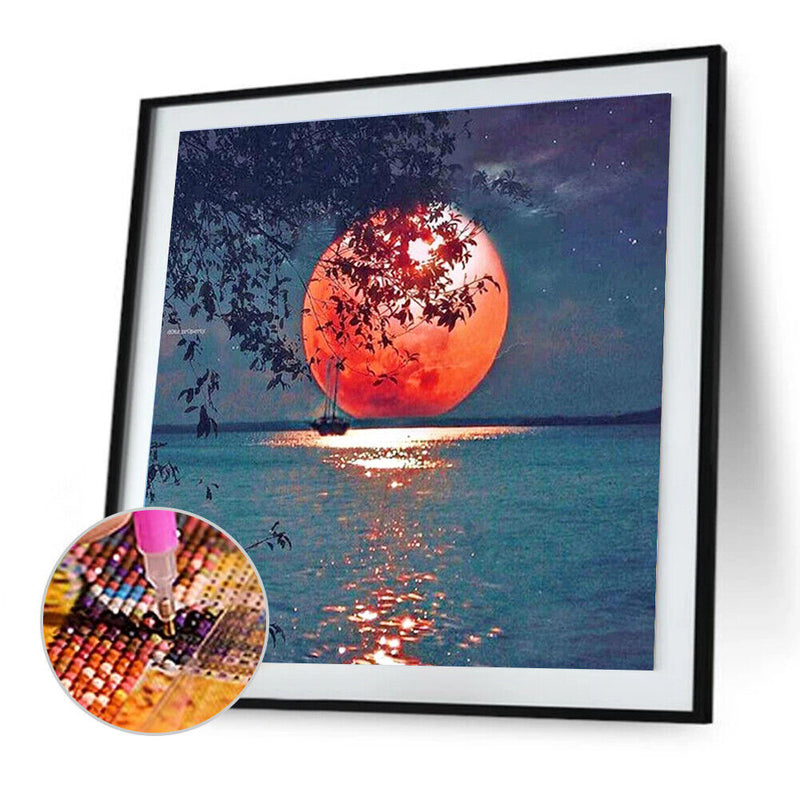 5D DIY Full Drill Diamond Painting Moon Embroidery Mosaic Craft Kit (z1564)