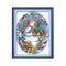14CT Partial Cross Stitch Snowman Counted DIY Embroidery Kits Handmade Art