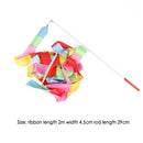 2m Gym Dance Ribbons Training Rainbow Stick Art Ballet Streamer for Kid (Sa