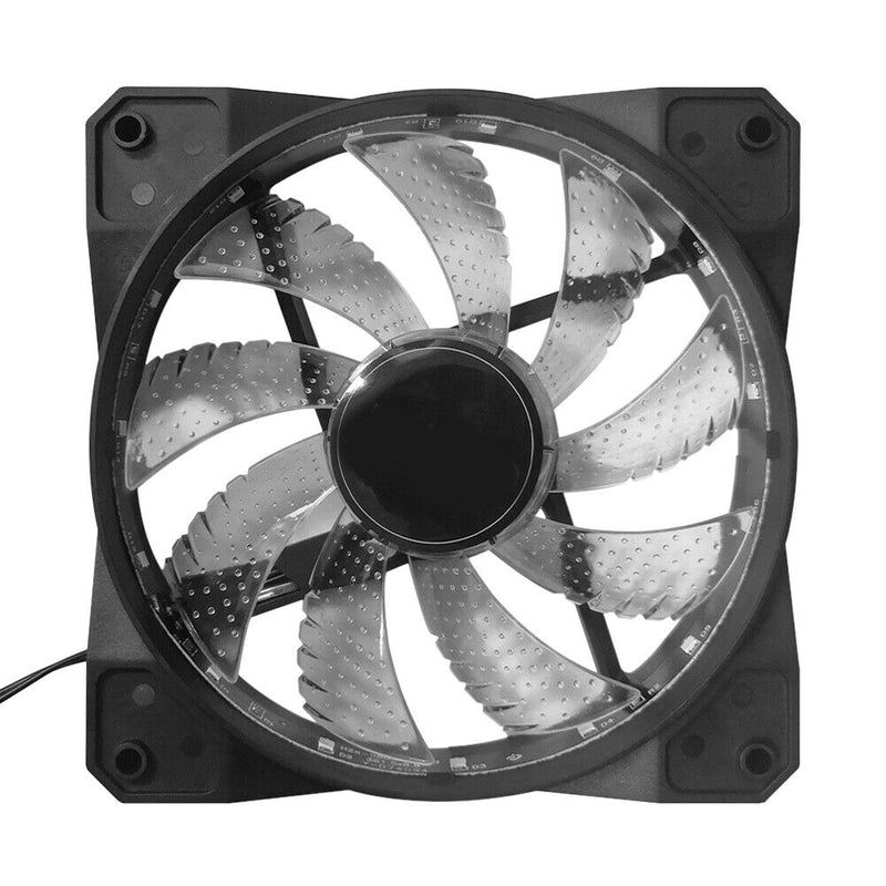120mm PC Computer Case Fans Silent LED Cooling 12V DC 4Pin Radiator CPU Cooler