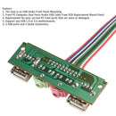 I/0 Audio Output Input Dual USB Front Panel Board Cable for Computer Case Newly