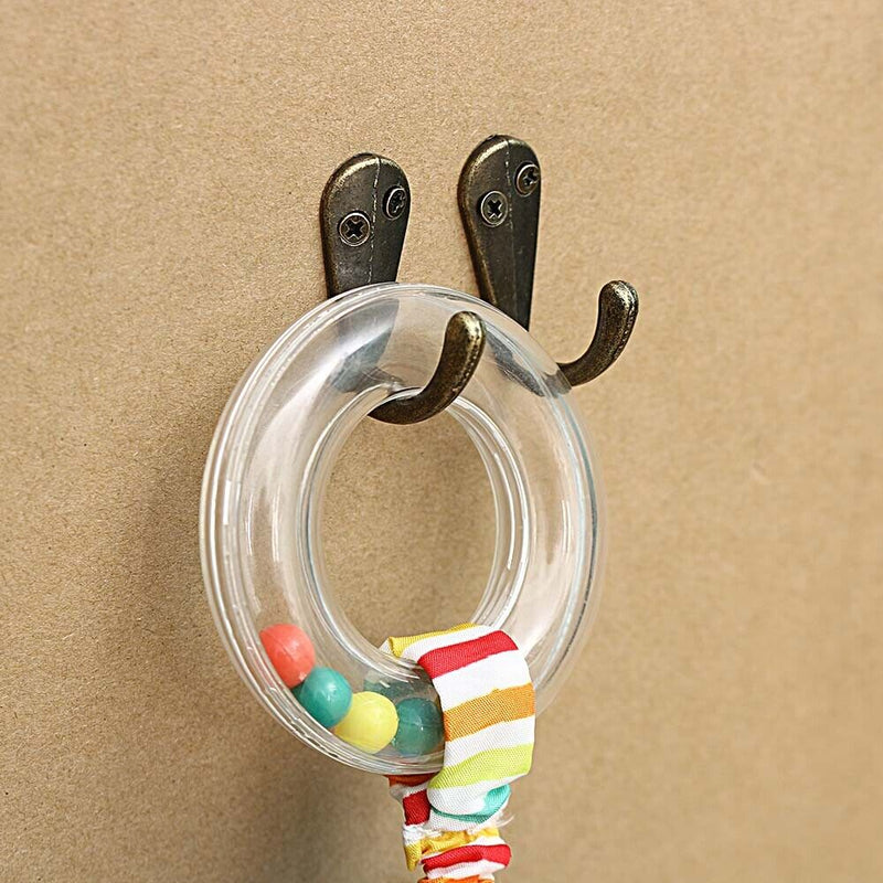 Door High-quality Storage Rack Home Organizer Coat Hanger Zinc Wall Hooks