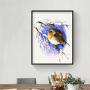 DIY 5D Mosaic Branch Sparrow Picture Gift Full Drill Round Diamond Painting Kit