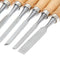 12Pcs Wood Carving Hand Chisel Tool Set Woodworking Professional Gouges