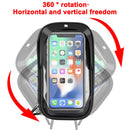 Bike Scooter Phone Touch Screen Holder Motorcycle Phone Stand Rack (Black) Newly
