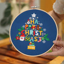 Ornament Embroidery Hoop Needle Punch Flower Embroidery Cross Stitch Kit