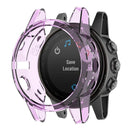 Anti-scratch TPU Transparent Skin Protector Frame for Garmin Fenix 5S Smartwatch