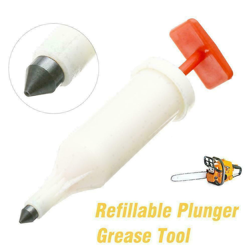 Chainsaw Grease Gun Extends Bar & Chain Life Refillable 21ml Type