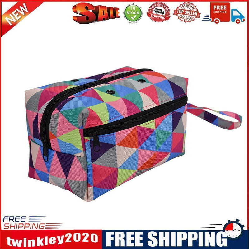 Crochet Hooks Thread Yarn Storage Bag Sewing Kit Organizer Holder Pouch (2)