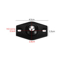 4x Adhesive Casters Pulley Rollers for Cabinet Trash Can Wheel Box (Black) Newly