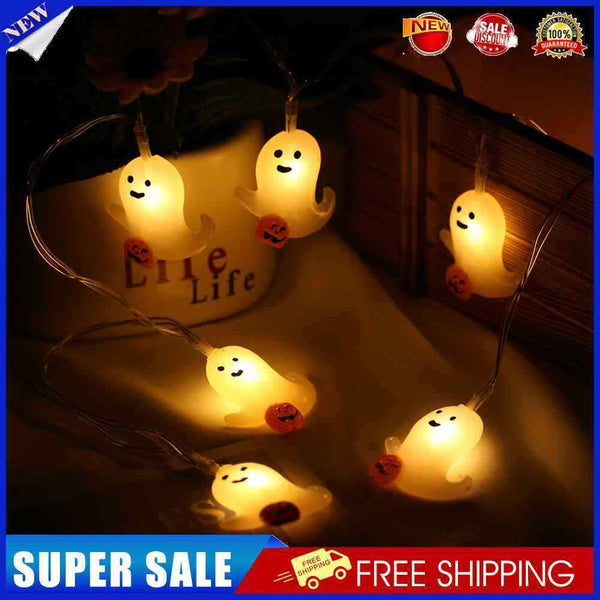 #A 1.5m Decor Lights Lightweight 10LED ABS Festival Party Decor Halloween Orname