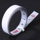 5pcs Stainless Steel Miter Track Tape Self Adhesive Metric Ruler L2R White