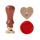 Special Love Wax Seal Stamp with Handle Retro Lacquer Seal Metal Head Decor