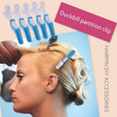 5x Alligator Hair Clips Salon Hairdressing Claw Clamp Salon Hairpins (Blue)