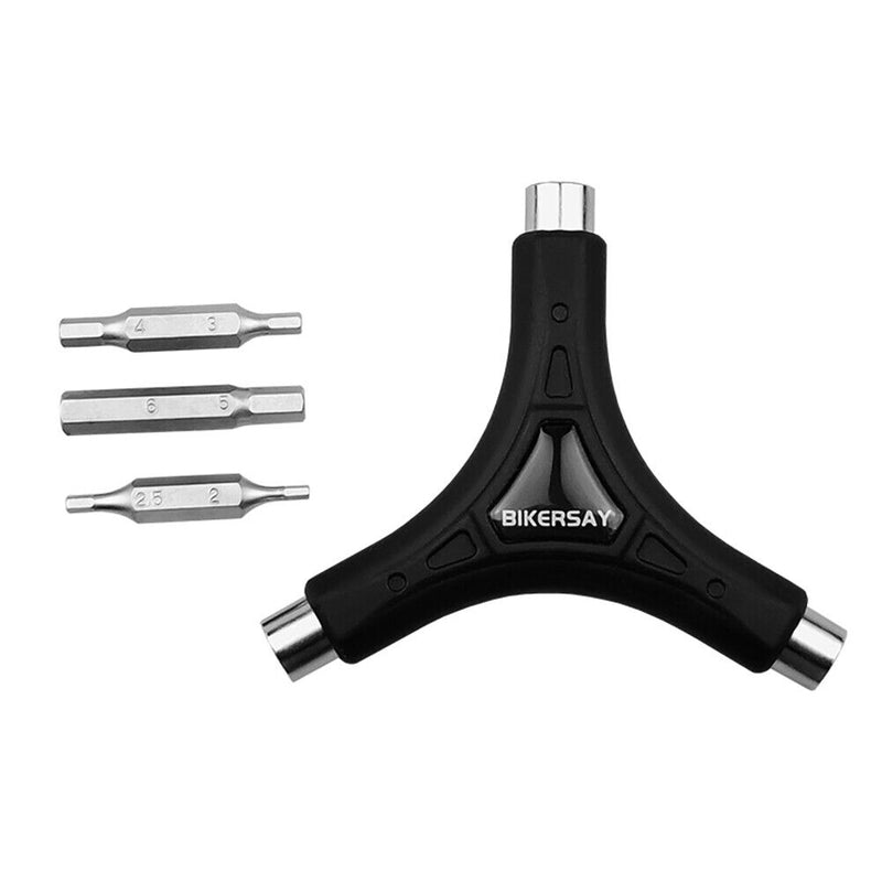 Y Shape Bike Wrench Portable Hexagon Bike Repair Tool Maintenance Accessories
