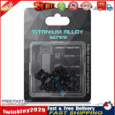 12x M5x10mm Disk Brake Rotor Bolts Mountain Bike T25 Brake Screws (Black) Newly