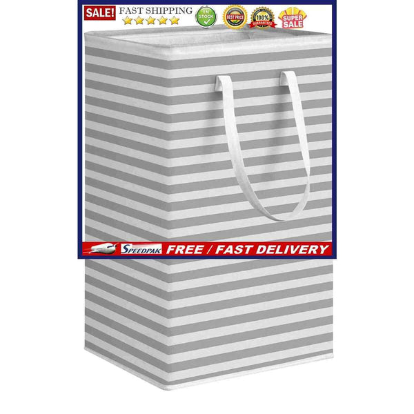 Laundry Baskets - Waterproof Freestanding Laundry Hamper with Reinforced Handles