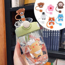 Proof Silicone Straw Plug Cup Accessories Drinking Dust Cap Cartoon Plugs Cover