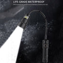 3 in 1 XHP50+COB LED Camping Lights Telescopic Zoom Waterproof Flashlight