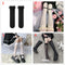 Elastic Maid Girl Gift Knee High Lace Bow Socks Transparent Lolita Socks
