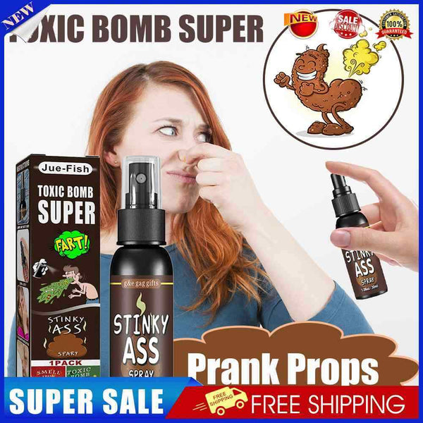 #A 30ml Fart Gag Spray for Adults Kids Plastic Spray Can Stink Halloween Funny T