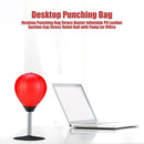 Desktop Punching Bag Suction Cup Stress Burster Relief Ball with Pump for Office
