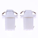 VODOOL 10pcs T5 B8.5D 5050 SMD LED Car Dashboard Heating Indicator Wedge