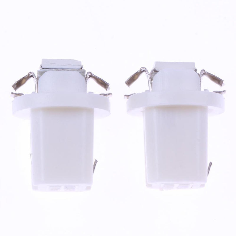 VODOOL 10pcs T5 B8.5D 5050 SMD LED Car Dashboard Heating Indicator Wedge