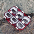 Magnetic Fishing Hook Storage Tackle Box Fishhook Accessories Tools Case Newly