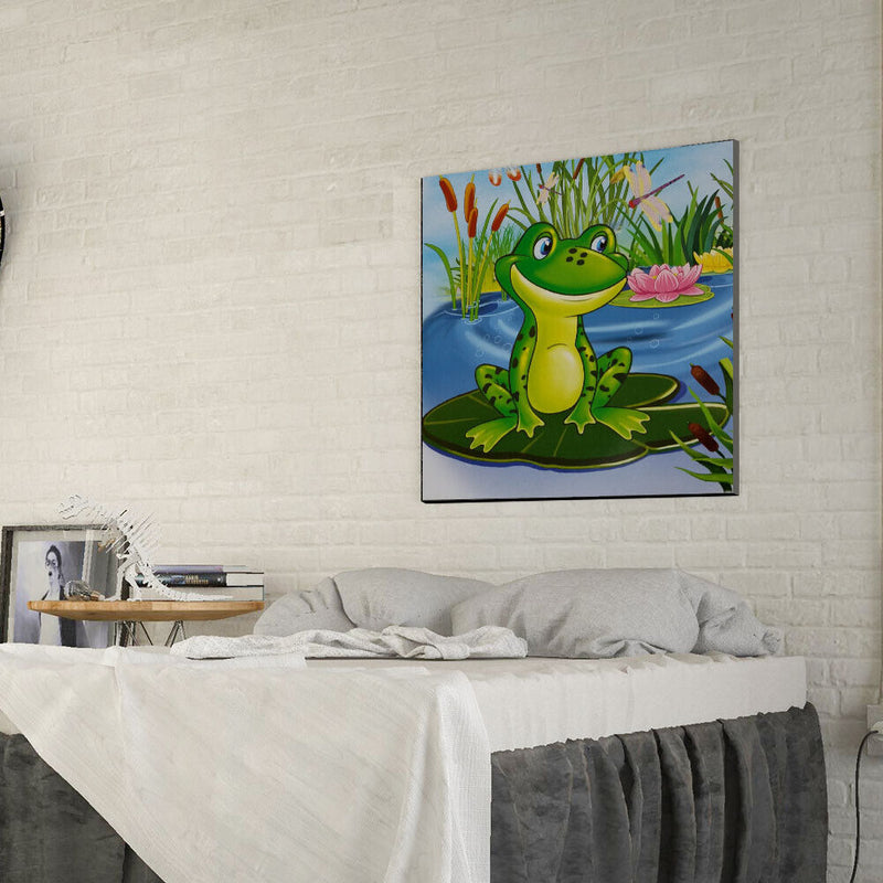 5D Frog on Pond Kit Rhinestone Diamond Painting DIY Full Round Drill Ornaments