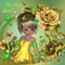 #A 5D DIY Diamond Painting Flower Girl Special-shaped Partial Drill Mosaic Wall
