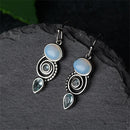 Wedding Jewelry Party Chic Peridot Moonstone Topaz Ear Stud Moonstone Earrings