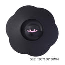 5 pcs Silicone Cup Cover Heat-resistant Leak Proof Cartoon Lid (Black Claw)