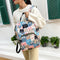 Fashion Women Printing Mummy Diaper Bag Nappy Large Handbag (Gray Cats) Newly