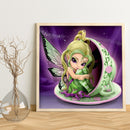3 Strands DIY Full Embroidery Set Butterfly Girl Printed Cross Stitch Home Decor