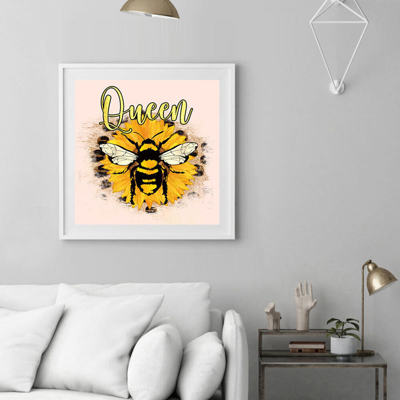 5D Diamond Painting Kit Queen Bee Full Round Drill DIY Mosaic Picture Home De