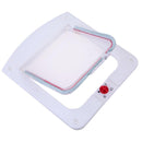 Lockable Cat Flap Door Kitten Dog Pet Lock Suitable for Any Wall White