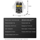 for Drone Motorcycle 3 Colors Turn Strobe Light Warning Light LED Signal Light