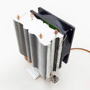 SNOWMAN MX2 CPU Cooler Fan 2 Heat Pipes 3-Pin PWM Radiator (Dual Fan) Newly