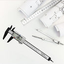 LCD Electronic Digital Vernier Caliper Micrometer Measuring Tools (White)
