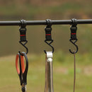 Outdoor Moveable Hook Hanging Storage Rack Shelf S-Shaped Hanger Portable Buckle