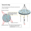 Wall Hanging Wind Chimes Epoxy Molds Balcony Pendant Handcraft DIY Mould Set