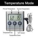 Remote Digital Cooking Food Meat Thermometer with Probe BBQ For Grill W0V8