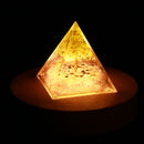 5cm Orgonite Pyramid Heal Chakra Crystal Stone Energy Orgone Accumulator Newly