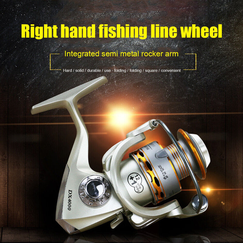 12+1BB Fishing Reel Spinning 5.5/1 Gear Ratio Coil Fishing Wheel for Saltwater