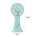 Mini Pocket Fan Cooler Air Handheld Portable Cooling USB Desk Fans (Green)